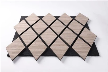 Panel de pared acústico CNC de PVC