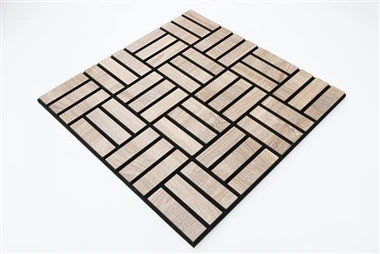 Panel de pared acústica CNC de chapa MDF CNC